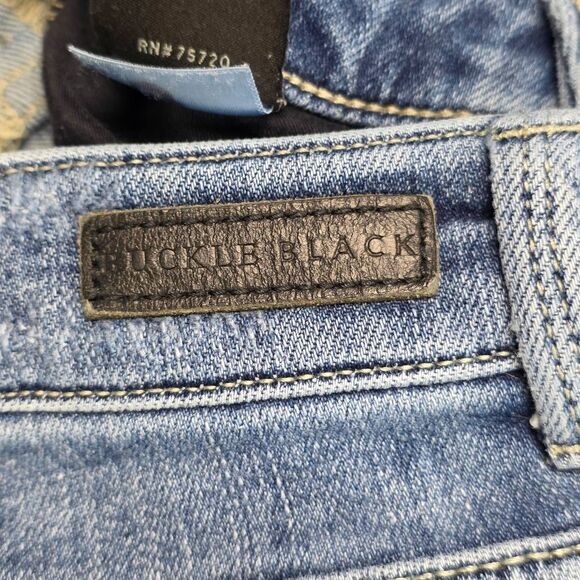 Buckle Black Ankle Skinny Jeans 25 - Picture 10 of 14